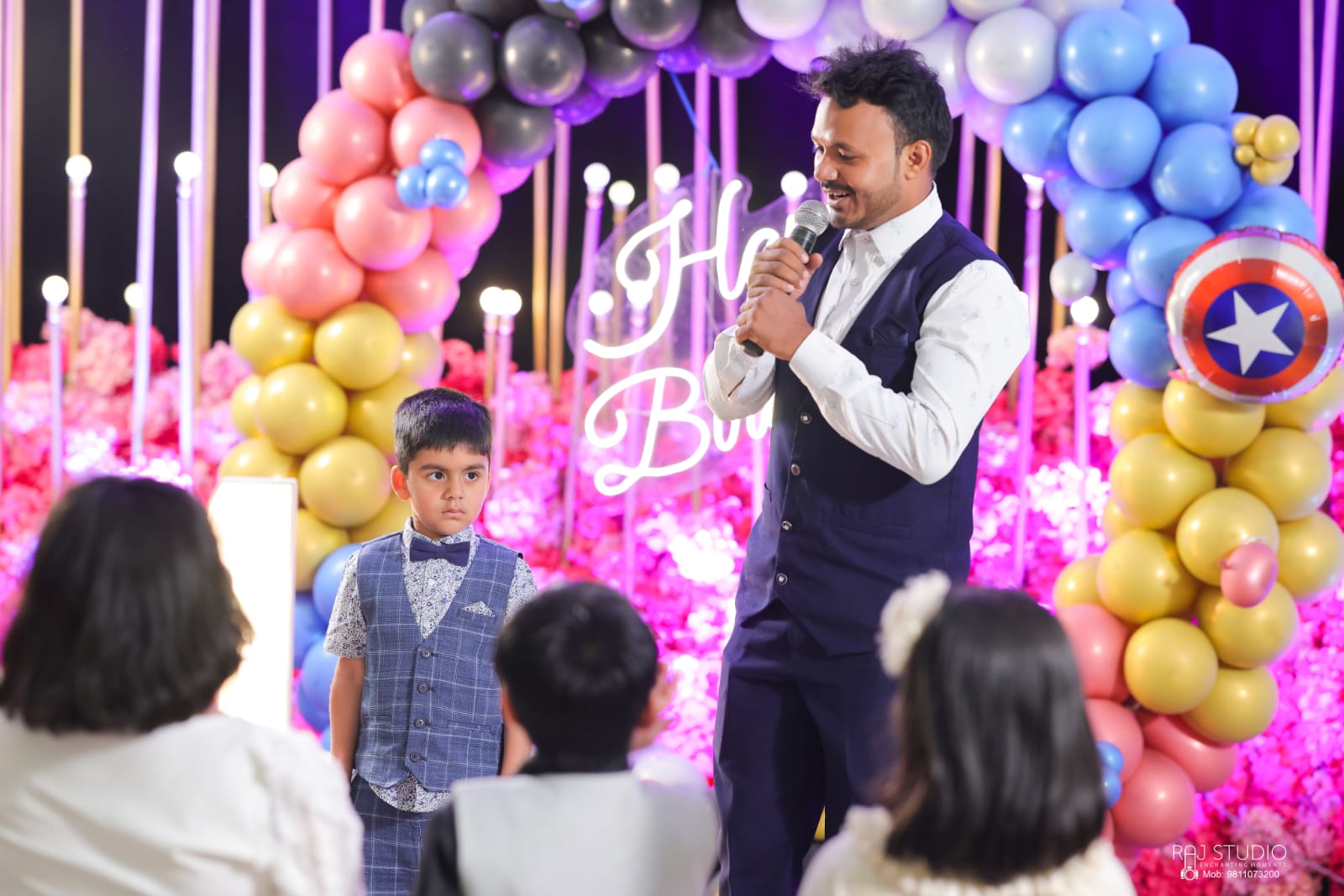 1 artist 40 minute with bird/animal + 2 game show